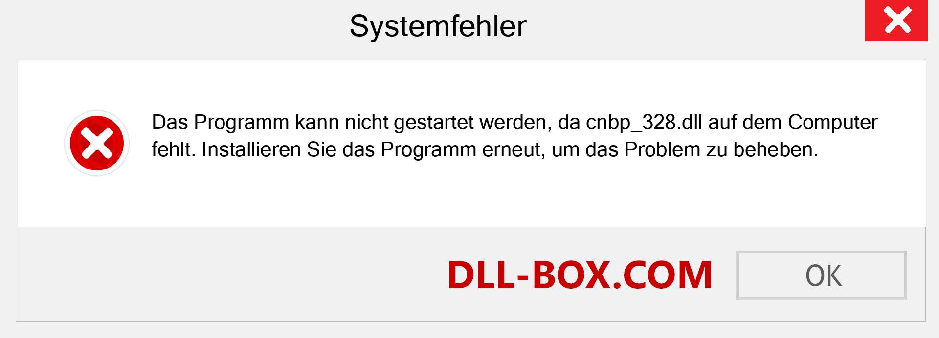 cnbp_328.dll-Datei fehlt?. Download für Windows 7, 8, 10 - Fix cnbp_328 dll Missing Error unter Windows, Fotos, Bildern