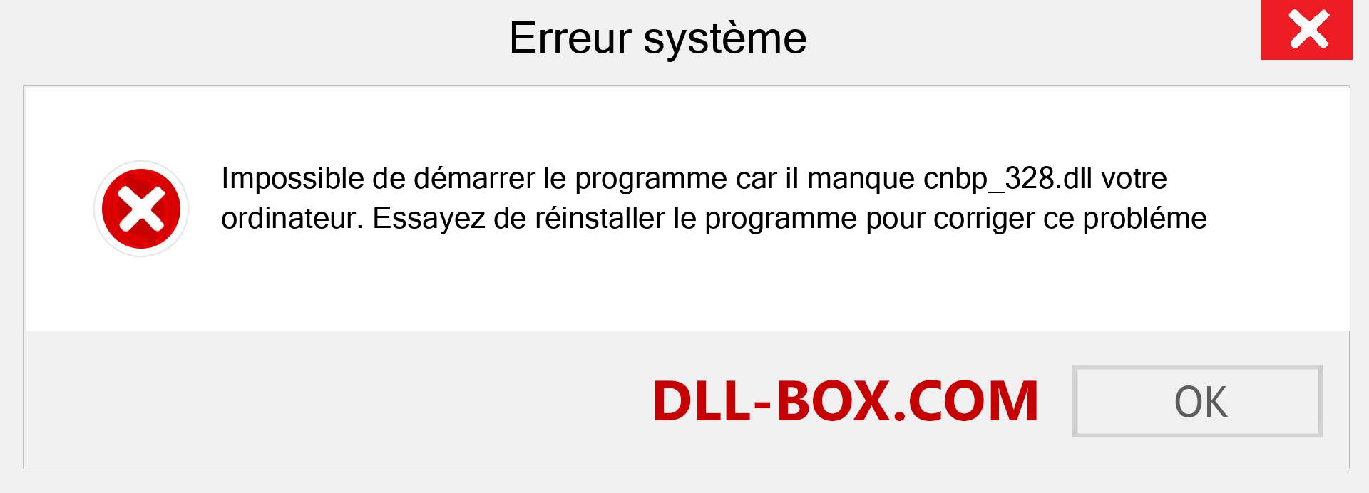 Le fichier cnbp_328.dll est manquant ?. Télécharger pour Windows 7, 8, 10 - Correction de l'erreur manquante cnbp_328 dll sur Windows, photos, images